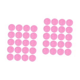 Baluue 2sets Washable Cleansing Sponges Makeup Remover Pads Facial Sponges for Face Makeup Cleansing Tools Exfoliating 20pcs*2