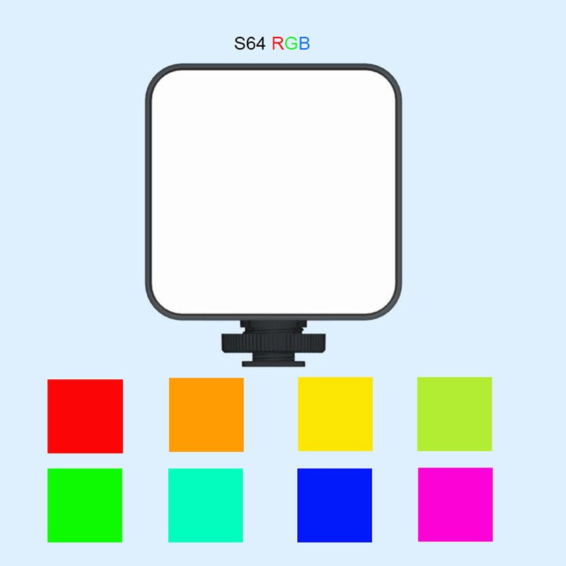 RGB Camera Fill Light High Color Rendering Adjustable Brightness Mini
