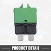 A ABSOPRO Vehicle Marine Metal Grain 30A 28V Manual Resettable