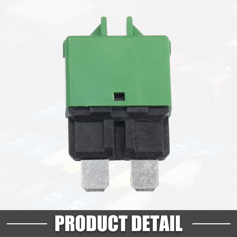 A ABSOPRO Vehicle Marine Metal Grain 30A 28V Manual Resettable