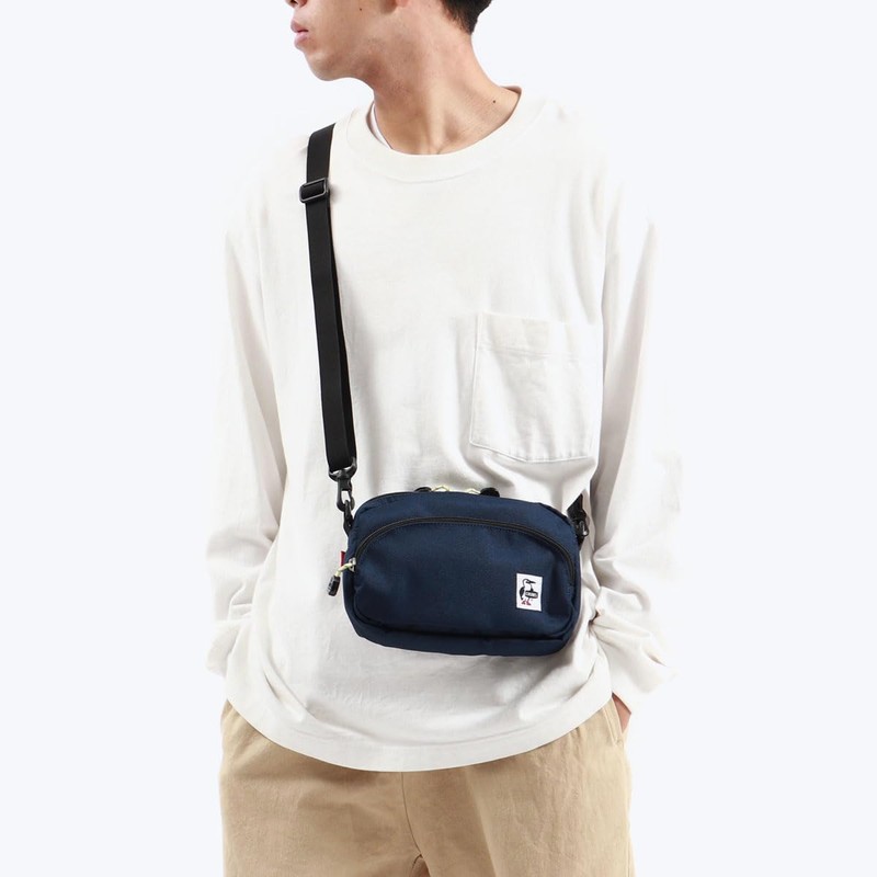 [チャムス] Bag Recycle Shoulder Pouch メンズ Leaf & Tree