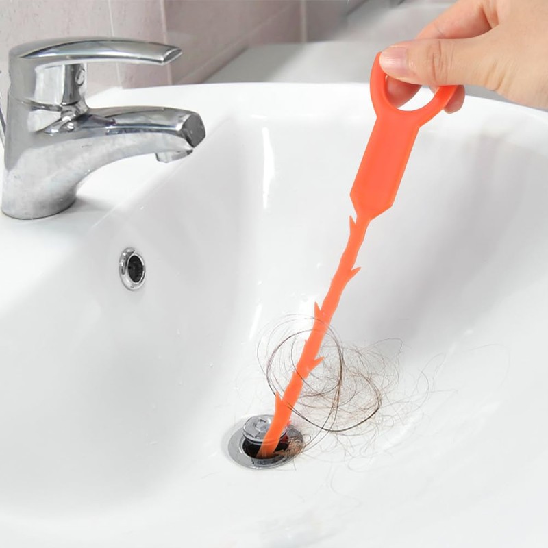 Sink Plunger with Drain Clog Remover, Mini Plunger with Short