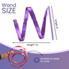 GSi Multicolor Sparkling Gymnastic Ribbon Wands [6 Pack] with 9