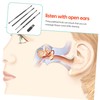 KOMBIUDA Ear Cleaning Kit Double-Head Ear Wax Tool Scrubbing Brush