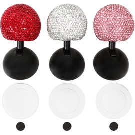 3Pcs Car Button Rocker, One-Button Start Lever, Engine Start Stop Button, Joystick Starter Push Start Button Cover Accessories Interior Decor