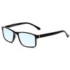 Calabria Blue Light Blocking Reading Glasses +1.00 Black Men Women