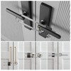 BLMHTWO French Door Lock, Metal Double Door Locks for French