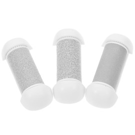 Ipetboom 3pcs Pedicure Replacement Roller Grinding Wheels Foot File Replacement Rollers Corundum White