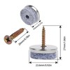 50 Pcs Screw-On Furniture Felt Pads for Chair Legs