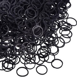 Triko Paquete de 1000 Mini Ligas Cabello para Mujer, Gomas Elásticas Suaves para Peinado, Bandas Elásticas para Trenzas Pequeñas de Niñas, Ligas Resistentes para Peinado