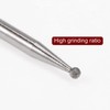 sourcing map 30pcs Diamond Grinding Burrs Carving Bits 2mm Ball