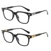 Chrome Heart Glasses with Blue Light Filter, Clear Glasses Men
