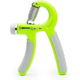 EKODE Fitness Adjustable Grip Strengthener (5–60 kg) – Hand Exerciser with Stainless Steel Spring for Building Strong Wrists, Fingers, Forearms & Hands (Green)