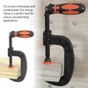 Pack of 2 Strong Plastic Clamp, Robust and Easy to