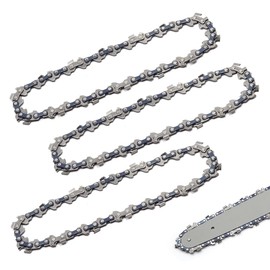 KtbeYTi 3 Piece Mini Chainsaw 4 Inch 28TG Chain Replacement Saw Chain Small Chain Saw Chain for Cutters of Branches in The Garden