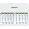 Eneloop Panasonic K-KJ63M3A8BA Advanced 8-Position Rechargeable Battery 5-Hour Quick Charger