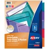 Avery Big Tab Pocket Plastic Insertable Dividers, Student Designs, Multicolor