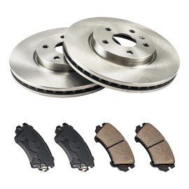 KAC - 321mm Front Brake Kit for Front for:2010-2015 Camaro, (12.64" Rotor) Disc Brake Rotors Ceramic Brakes Pads,6pcs,55174 D1404