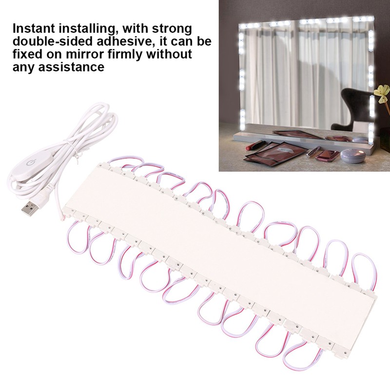 60 Vanity LED Makeup Mirror Lights Dimmable Bulb Light String