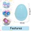 24Pcs Empty Plastic Eggs 5.7cm, Mini Novelty Toys, Easter Eggs