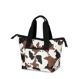 Swig Life Lunchi Lunch Box, Waterproof and Insulated Lunch Box for Women with Wide Bottom, Zipper Closure, Back Pocket and Top Handle in Hayride