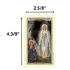 St. Bernadette Laminated Prayer Cards Set of Five Holy Cards