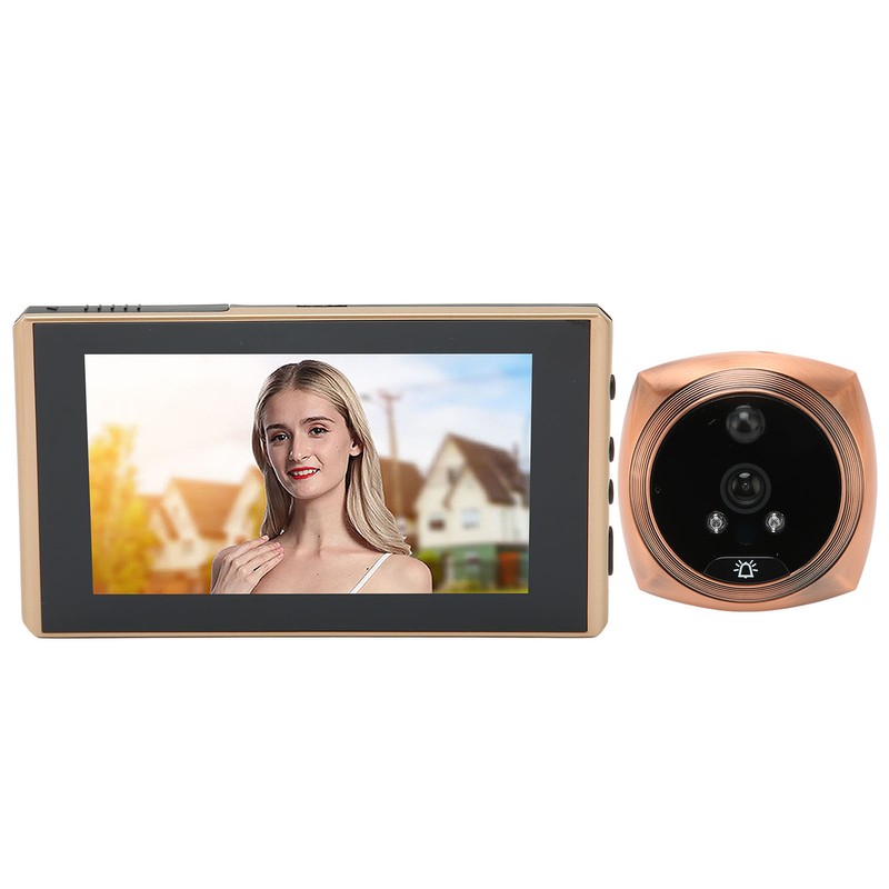 Digital Door Viewer Peephole 1080P Color Night Vision Human Body