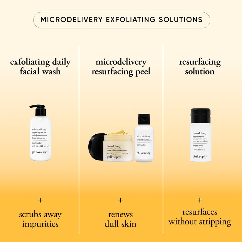 philosophy microdelivery vitamin c resurfacing peel kit - with lactic