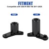 Motorcycle Frame Sliders, PSLER Carbon No Cut Frame Slider Crash