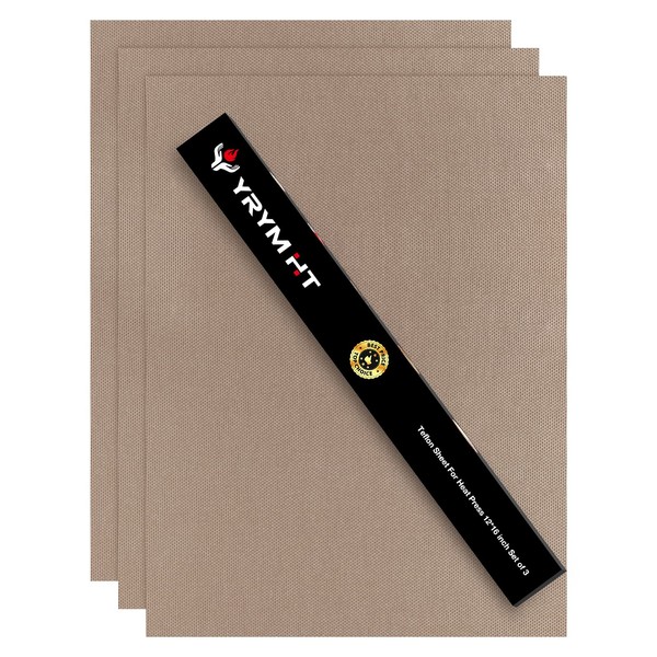 3 Pack PTFE Teflon Sheet for Heat Press - 16"