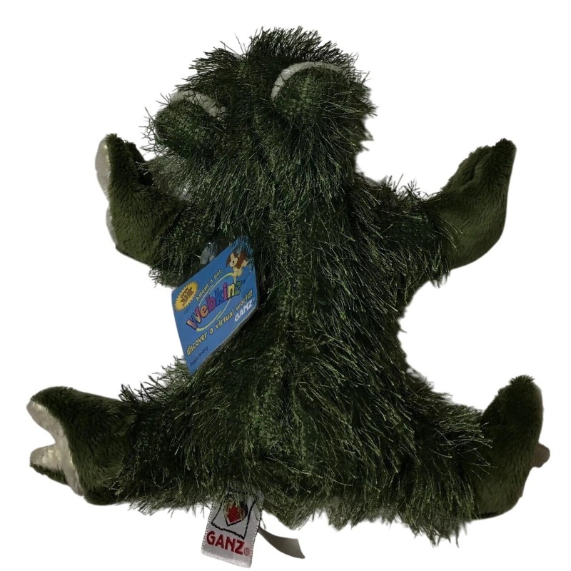 Ganz Webkinz Frog Plush Stuffed Animal Sealed Code Tag Green
