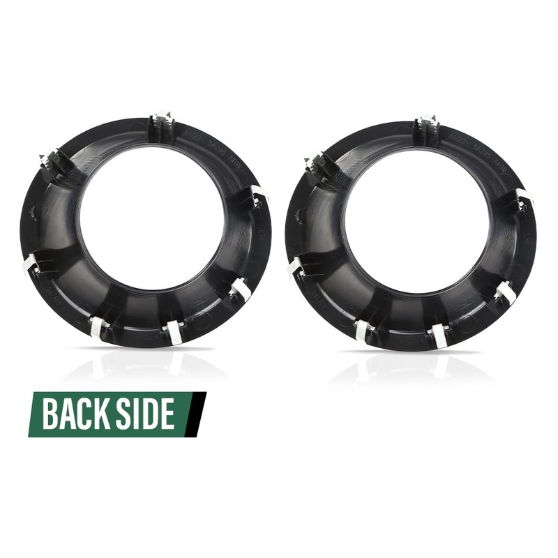 LQI Front Fog Light Cover Lamp Bezel Left and Right