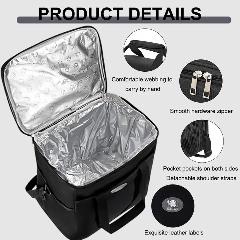 Foldable Cool Bag, Portable Cool Box, Picnic Bag & Thermal