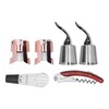 6pcs Wine Tool Kit Champagne Stopper Wine Preservation Cork Wine