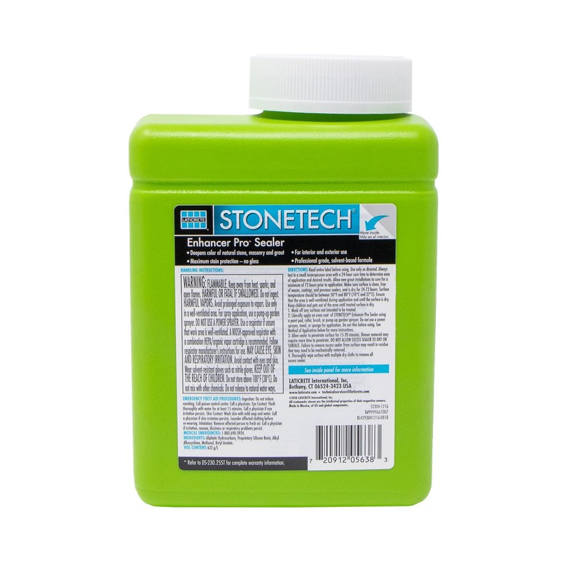 STONETECH Enhancer Pro Sealer, 1 Pint/16OZ (473ML) Bottle