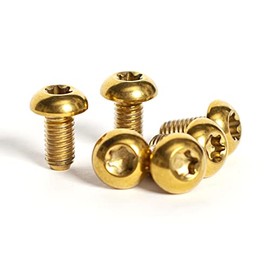 Trail One Components Titanium Rotor Bolts Upgrade Kit - Gold (12 Peice)