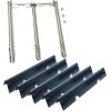 DwellWel Flavorizer Bars and 69787 Grill Burner for Weber Spirit