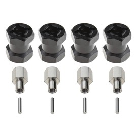 4Pcs 12mm RC Wheel Hub Hex Extenders 15mm Extension Hex Drive Adapter Combiner Coupler Fit for 1/10 Remote Control Crawler Car