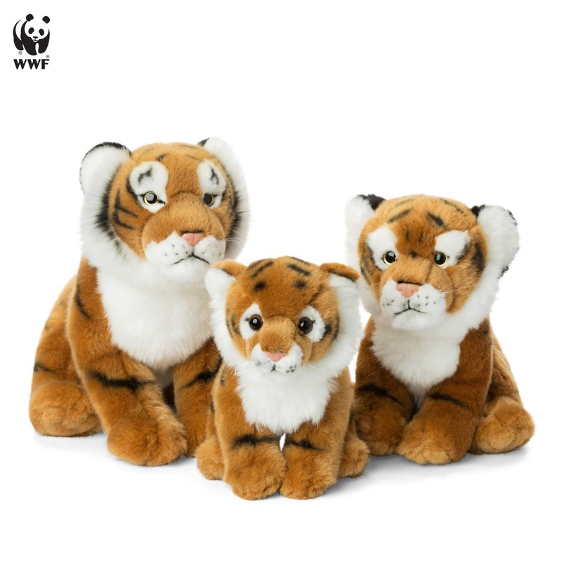 WWF 23cm Plush Tiger Wildlife