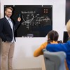 Dry Erase Board Black Magnetic Glass Whiteboard, TANKEE Modern Large
