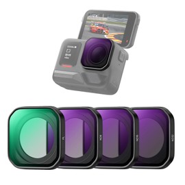 K&F Concept Insta360 Ace Pro2 Dedicated Filter Set (PL+ND8+ND16+ND32), ND Filter, PL Filter, Polarizing Filter, High Transmittance, Adjustable Dimmer, Eliminates Reflection, 28-Layer Nano Coating