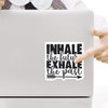 JMM Industries Inhale The Future Exhale The Past Decal Cute