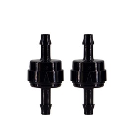 BBTUS 3/16" 4.5mm PA66 Automotive Oil Line Spring Check Valve, Car Fuel Spring Check Valve, High Temperature and Corrosion Resistance one-Way Oil Pump Check Valve