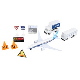 Daron Allegiant Air Airport Playset with Die-Cast Metal Model Airplane with Plastic Parts, Cars and Transportation Toys for Kids Ages 3+