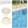 Zerodis Pool Ladder Bumper, Rubber, White, Protects Pool Liner, Fits