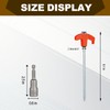 4/8/12/ Pack Screw in Tent Stakes Heavy Duty,8 Inch Ground