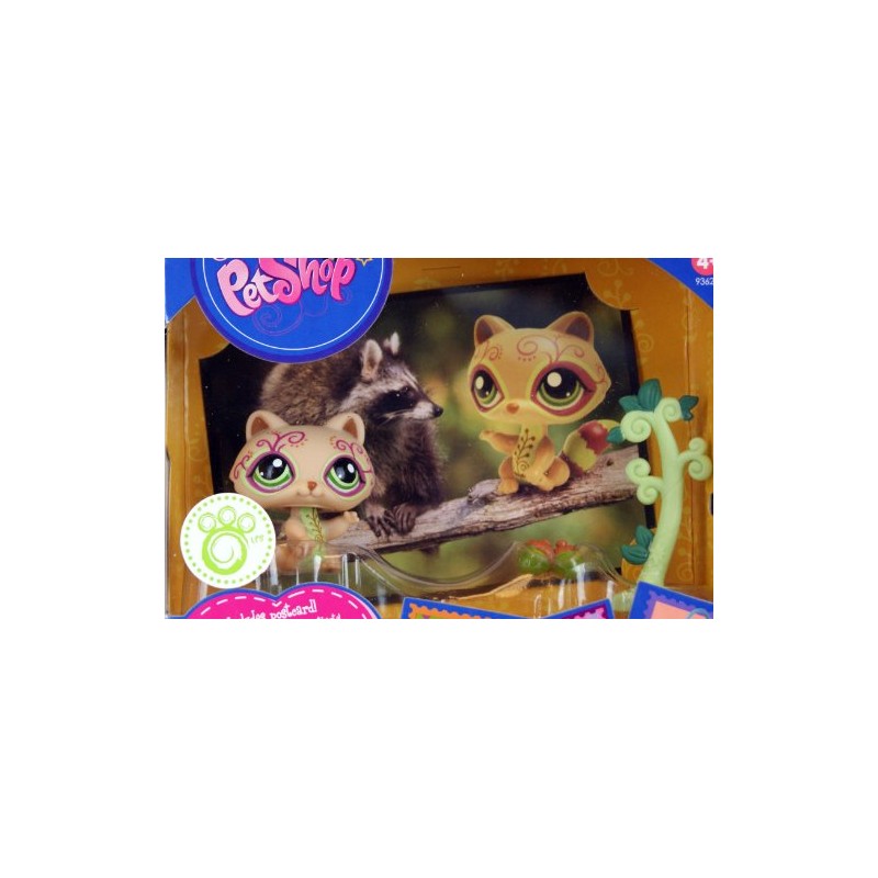 Littlest Pet Shop Series 4 Postcard Pets Raccoon