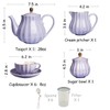 Porcelain Tea Sets British Royal Series, 8 OZ Cups& Saucer