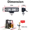 VIVIPART Forklift Safety Light Red LED Straight Line Forklift LED