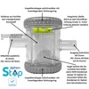 Siphon Stop 25 Ball Siphon for Horizontal Condensate Water Drainage